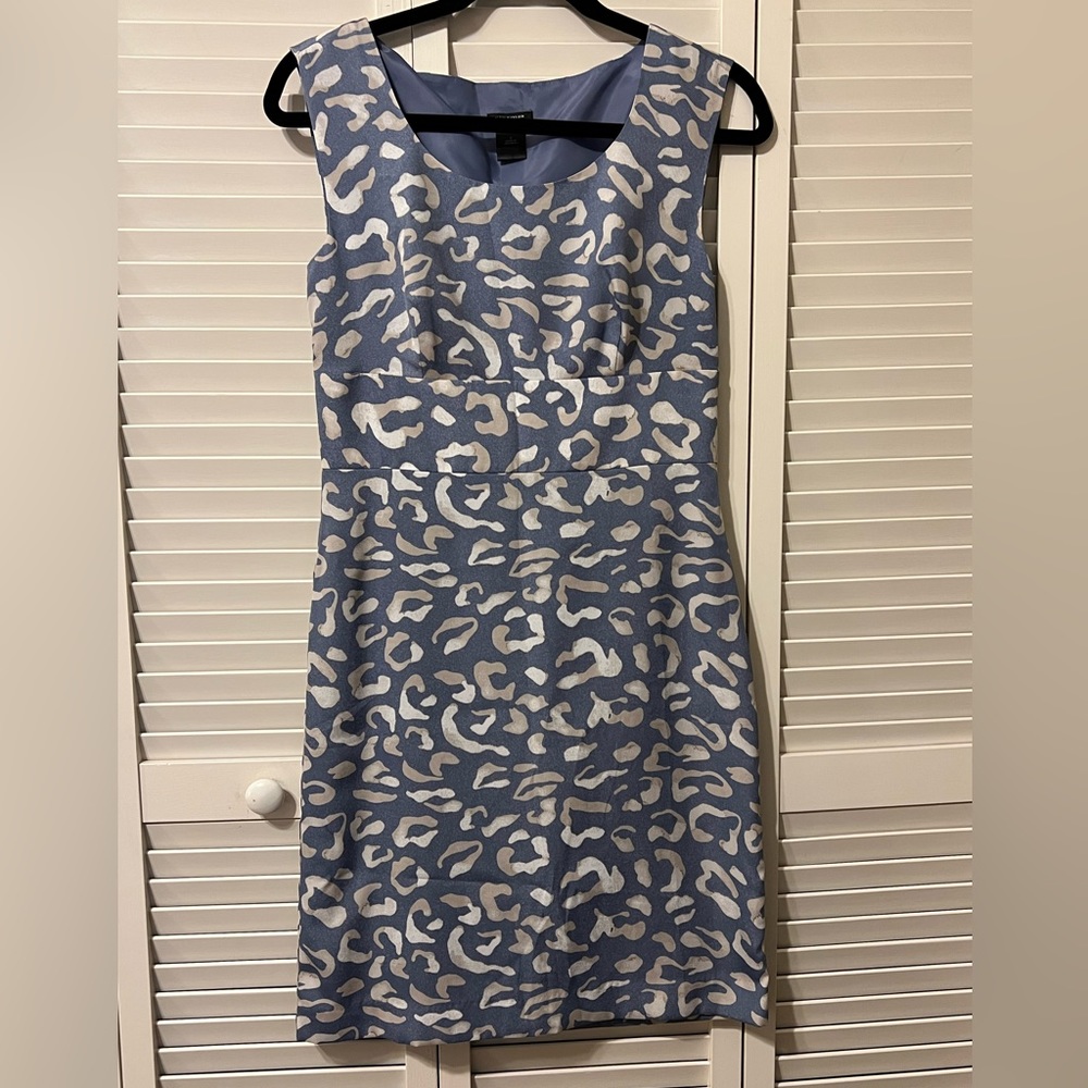 Women’s Ann Taylor Blue Animal Print Summer Spring Dress - 0 👗